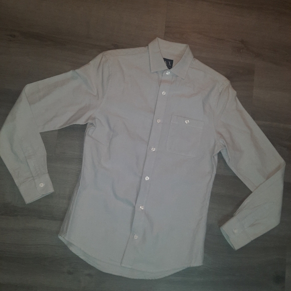 Armani Exchange Long Sleeve Button Up Shirt - Picture 1 of 8